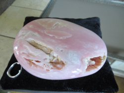 Polished Pink Opal Stone