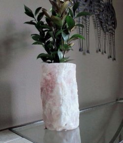 Rose Quartz Vase